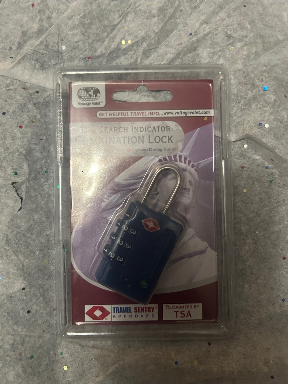 Travel Sentry TSA-Approved Blue Combination Lock by
